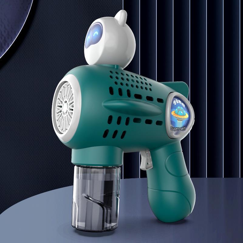 Gatling Bubble Gun: Automatic Electric Handheld Bubble Maker for Kids