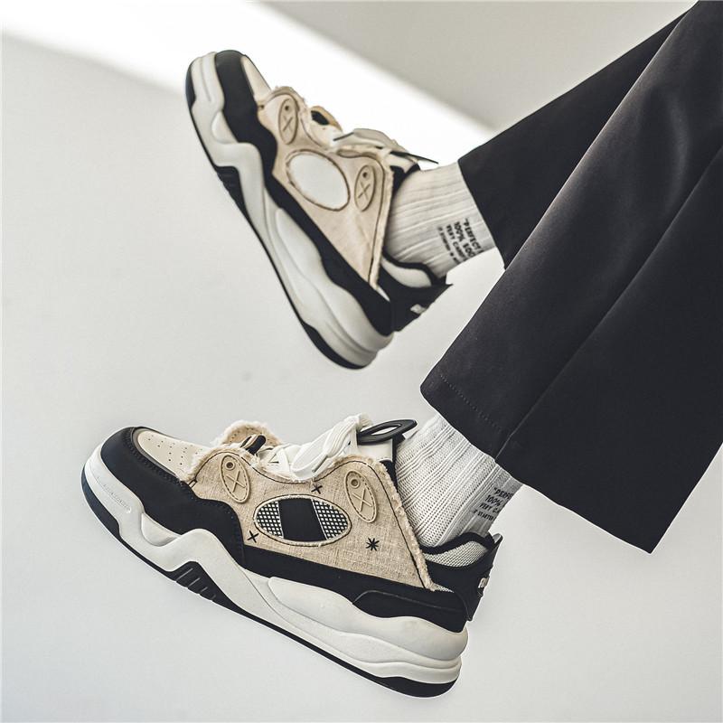 Men 's Casual Four Seasons Fashion Students Comfortable Sneakers Boys Trending Soft Sole Breathable Shoes