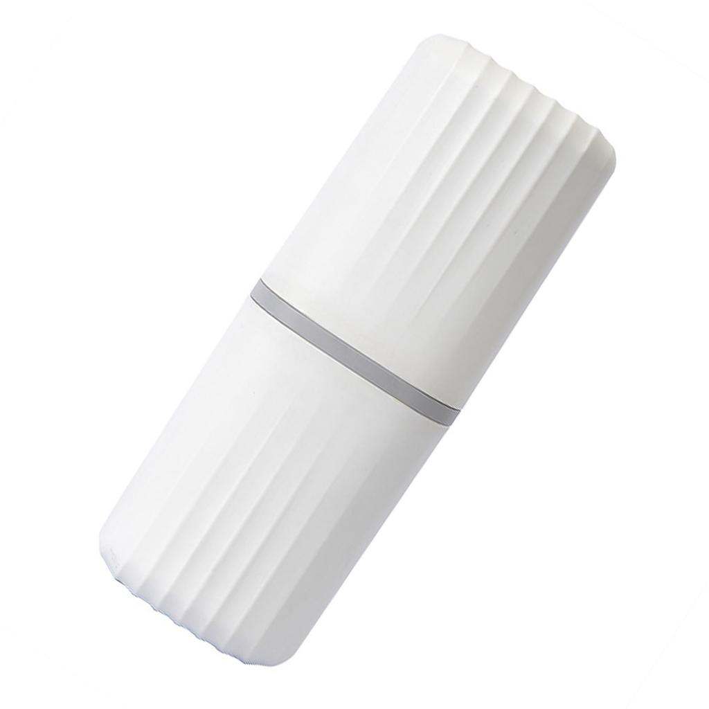 Portable Toothbrush Holder Toothpaste Container with Cover Multifuctional Storage Cup for Home Travel Use