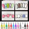 12 Colors/Set Nail Markers For Nail Art 0.5mm Nail Polish Pens Set Waterproof Quick-Drying Nail For Diy Nails Art Design