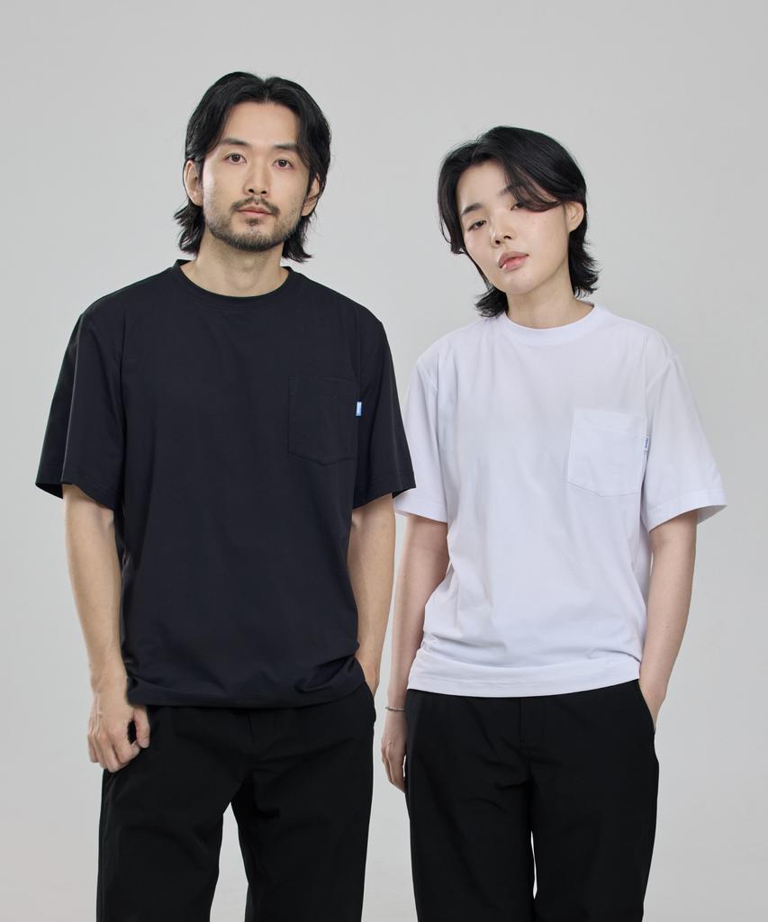 Sinjeu Engineer 180 Pocket Short Sleeve T-Shirt [Black]