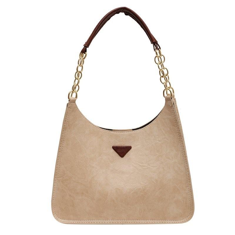 Vintage Chic Large Tote Bag For Women With Unique Design And Soft Polyester Material