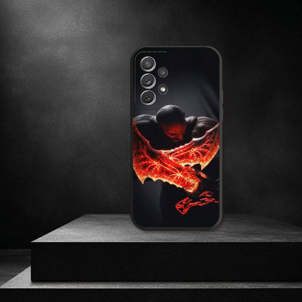Game G-God of W-War Game Phone Case For Samsung S 26,25,24,23,22,30,21,10,9,Ultra,Plus,Lite,FE,4,5G Black Soft Case