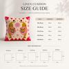 Whimsical Sun Moon Animal Cushion Cover Natural Breathable Durable Linen Printed Decor Pillow Case Sofa Bedroom