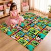 Minecraft Blood Moon Adventure Rectangular Rug Nonslip Thick Carpet For Living Room Bedroom Office Home Decor Memorial Gift