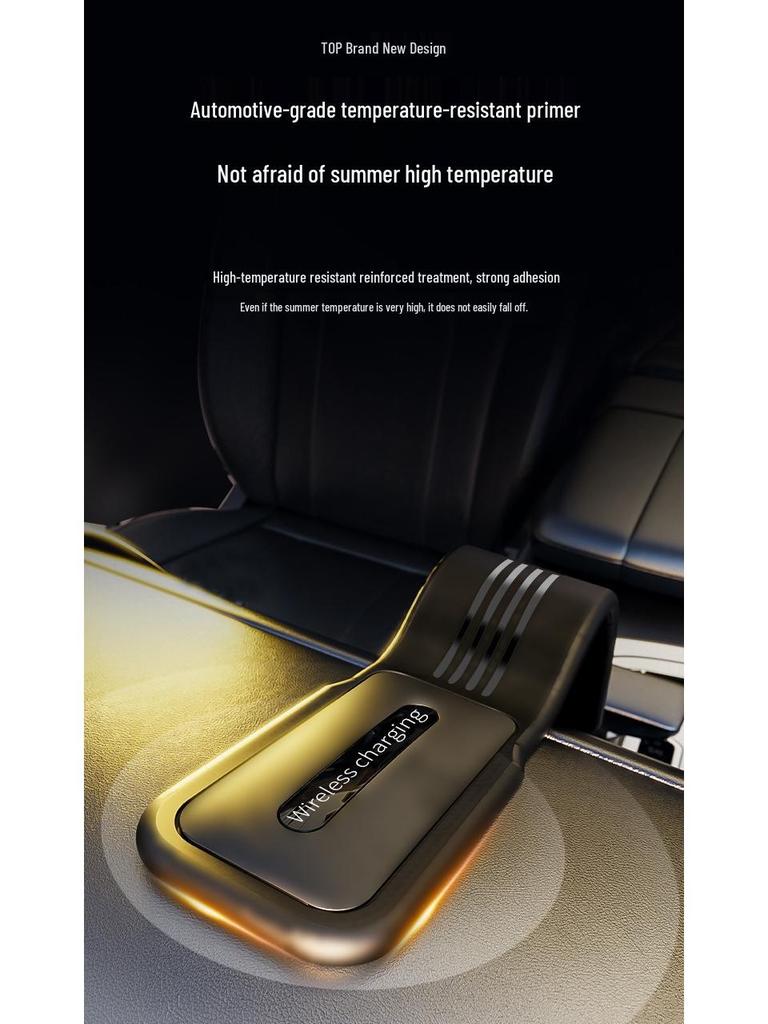 Magnetic 15W Wireless Car Charger with Bendable Dashboard Phone Holder