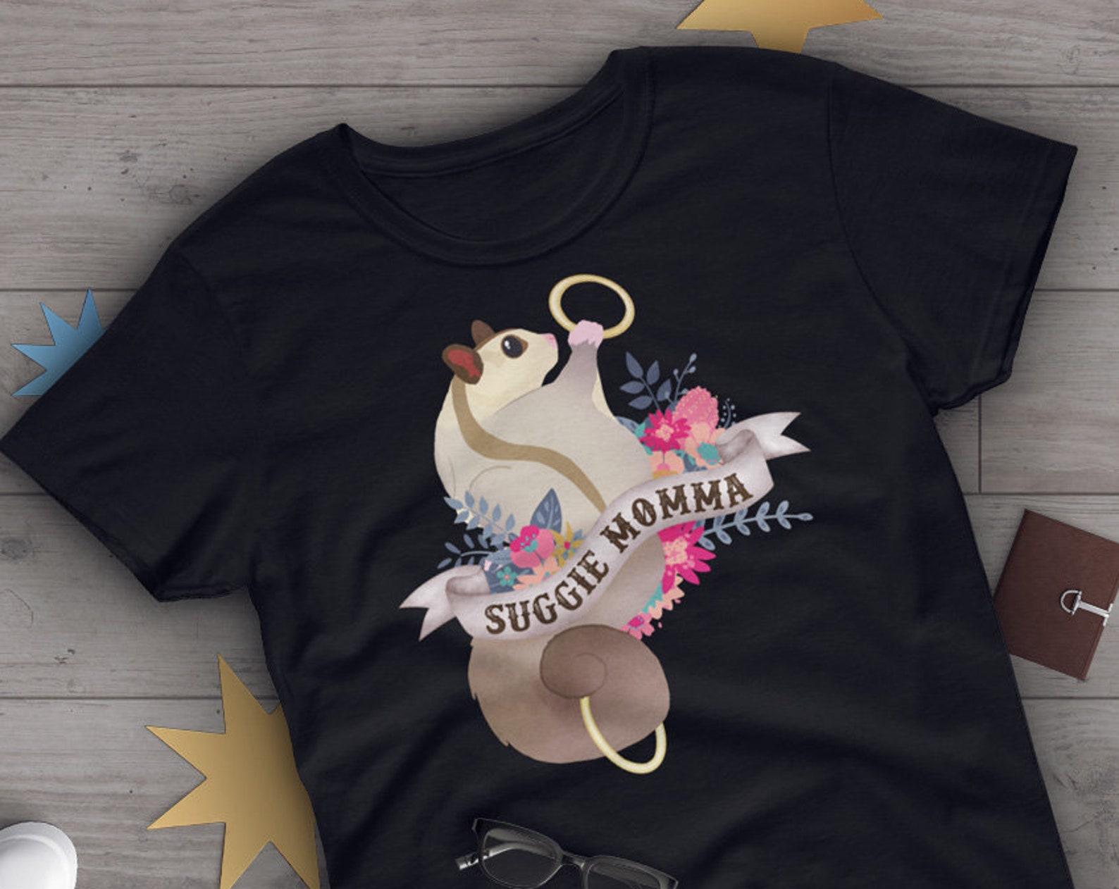 Sugar Glider Shirt, , Sugar Glider Lover Gift, Cute Sugar Glider T-shirt, Pet Lover Tshirt, Graphic Tee, Tops Clothing, Marsupial, Blue 100