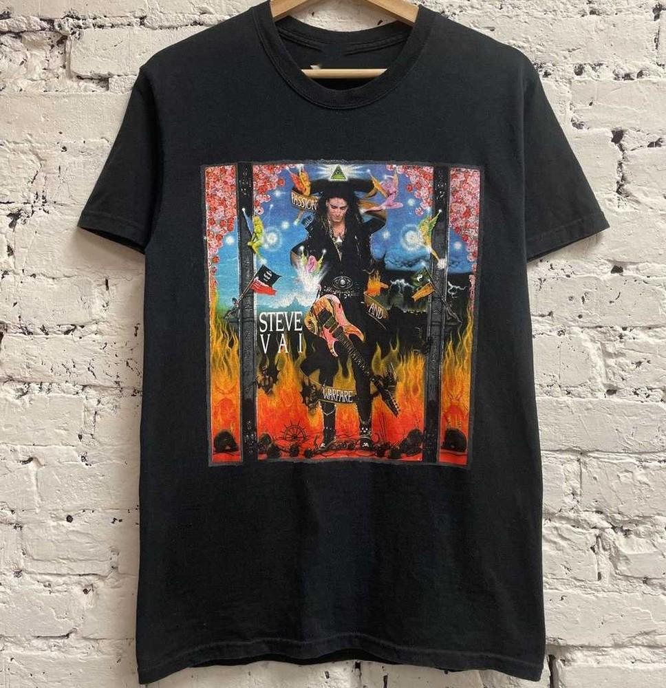Steve Vai Album Concert Tour Shirt Black All Size Unisex S-5XL 1J0443 Unisex T-Shirt XL