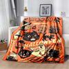 Halloween Terrifying Pumpkin Surprise Soft Blanket Home Room Sofa Bed Warm Travel Picnic Leisure Office Oversized Gift Blanket