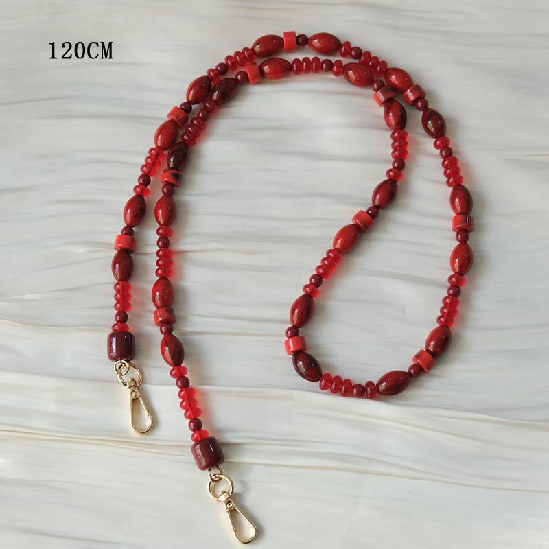 New Phone Accessory Long Cellphone Chain Anti Lost Universal Beaded Shoulder Neck Crossbody Phone Strap Phone Case Holder Chain