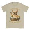 Lustiges Pibble Meme Wasch meinen Bauch T-Shirt für Männer Frauen Grafikdruck T-Shirts Baumwollkleidung