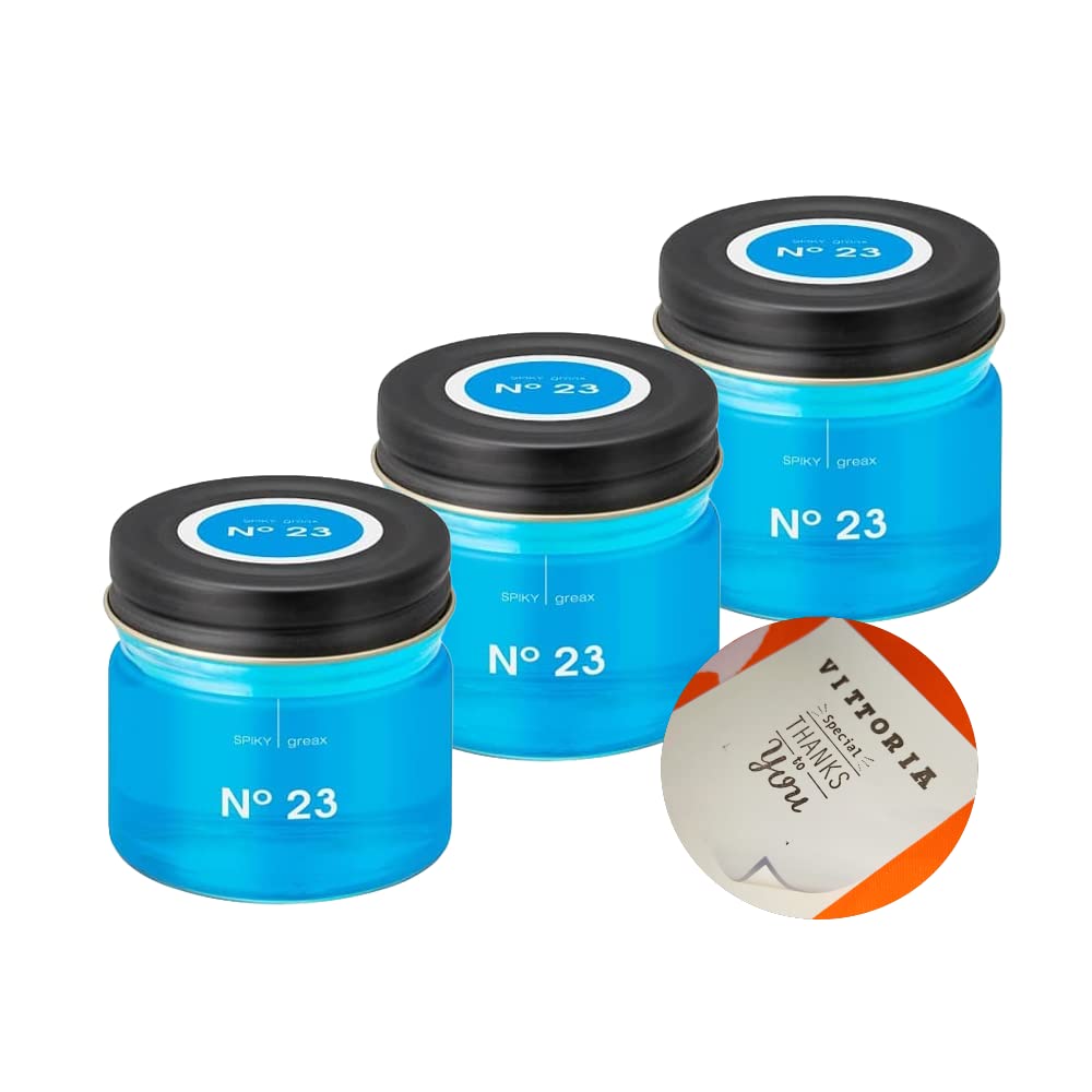 

Ilya Cosmetics Spiky Greeks 23 60g x 3 packs with Amazon Exclusive Stylist Seal. Grease, Shine, and Set.