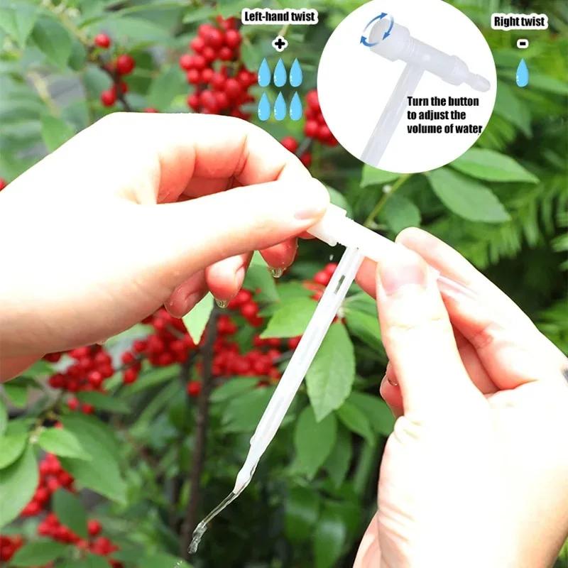 Automatic Solar Energy Drip Irrigation Device Double Pump Adjustable Valve Controller Timer System Intelligent Garden Watering