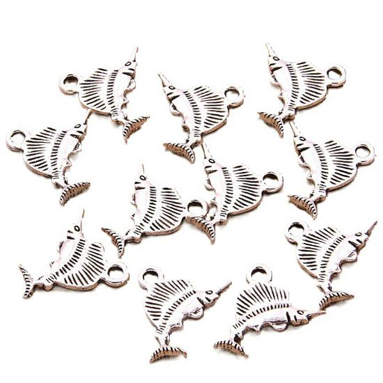Exquisite Zinc Alloy Marine Life Charm Pendant Keychain