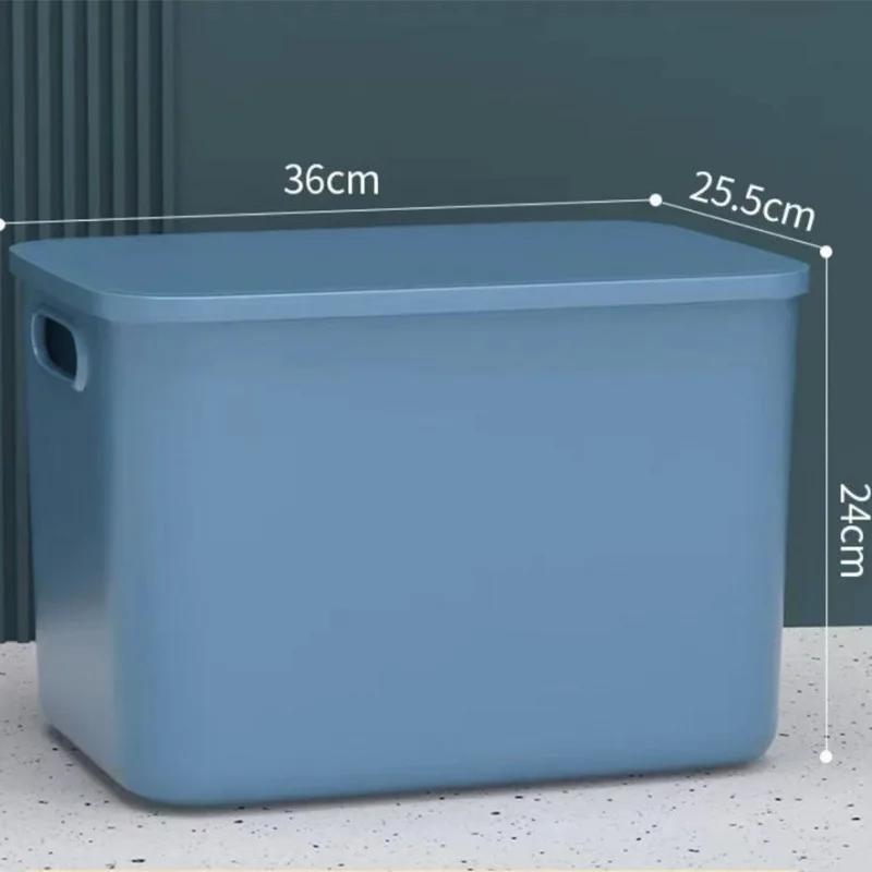 Thickened Transparent Plastic Storage Box Extra Large Clothes Toys Organizer Box with Lid Storage Container Snacks Storage Bin