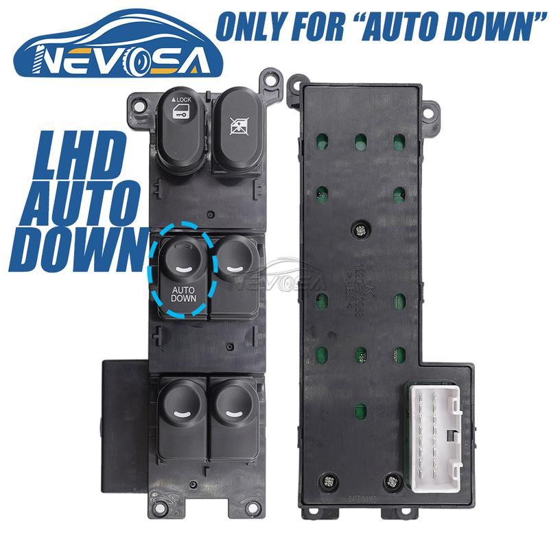 NEVOSA 93570-2L010 93580-2L010 93570-2L910 Front Left Right Power Switch Passenger Single Button For Hyundai I30 I30cw 2008 2011