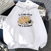 Hoodies Let Me Sleep Dreamer Bear Prints Women Hoody All-Match Pocket Loose Y2K Sportswear Casual Autumn Female Hoodie