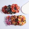 Digital Print Halloween Scrunchie Satin Fabric High Elasticity Hair Tie Hair Accessory Non-Damaging to Hair