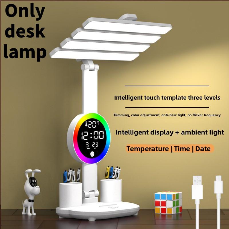 Rechargeable Led Desk Lamp Night Light Brightness Control Girl Student Supplies
