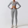 Guangzhou Zechuang Clothing Co., Ltd. Fashion Fall and Winter Skinny Yoga Clothes Nude Feel Quick-Drying Sports Suit Slim Looking
