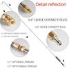 9-Pc High-Pressure Extension Rod Set, 6 Nozzles + 30°/90°/120° Angled Wands, 1/4" Quick Connect for 4000PSI Pressure Washers