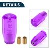 TUCKBOLD 10cm Octagon Cristal Car Shift Knob | Front Universal for Automatic and Manual