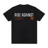 Rise Against Ricochet 2026 Nové letní oboustranně potištěné tričko Grunge styl Tričko Ležérní volné bavlněné sezónní streetwear