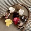 Korean Heart Acetate Claw Hair Clip, Large Size for Simple Bangs, Headwear Jewelry.