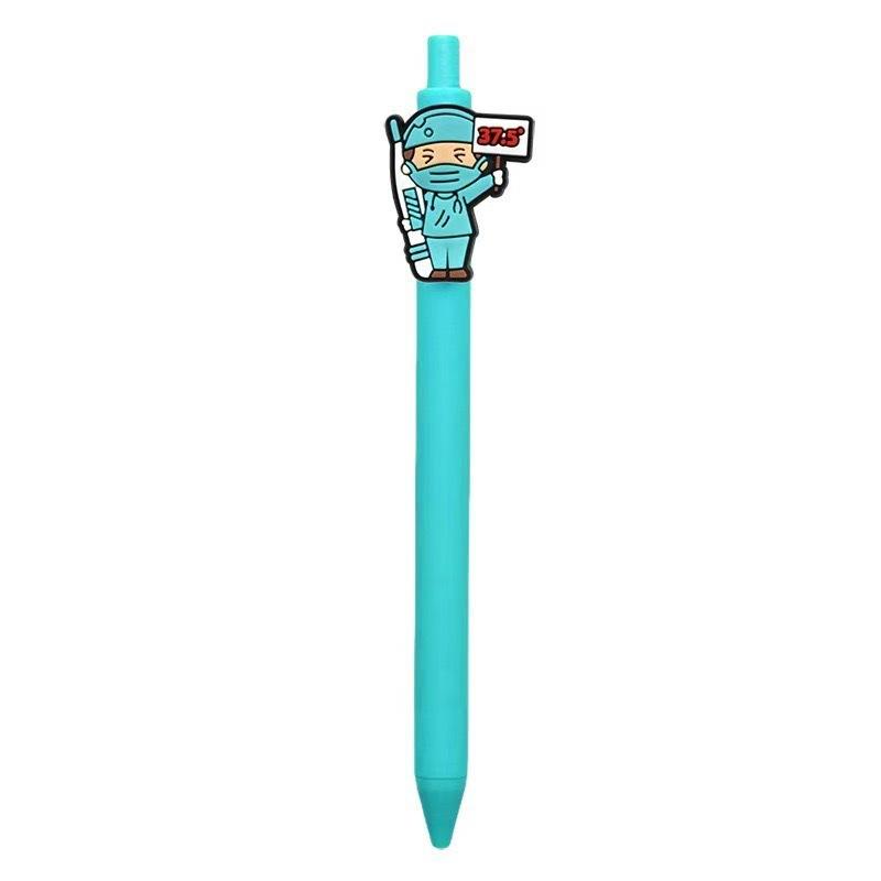 10Pcs Simple Medical Clothing Modeling Ballpoint Pen, Color Series Push Pen, Medical Theme Gift Pen Ballpoint Pen