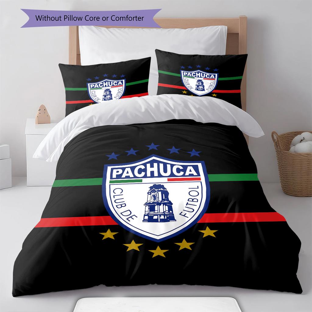 C.F. Pachuca Pattern Bedding,Quilt Set Quilt Cover Pillowcase Home Birthday Gift (1 * duvet cover + 2 * pillowcase, without core)