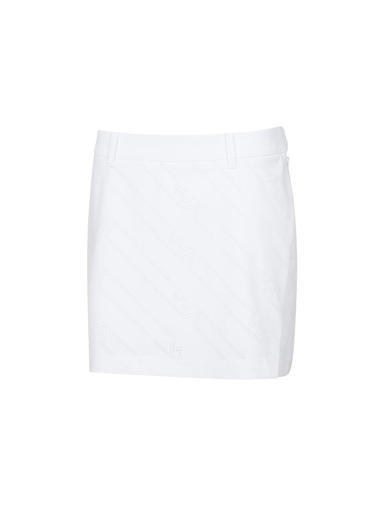 Wide Angle To Pro Hem Slit H-Line Culottes L_White