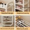 Space-saving 6-layer Metal Shoe Rack, Suitable for Porch and Dormitory Installation, Simple Home Storage and Finishing, Multi-functional Shoe Rack.