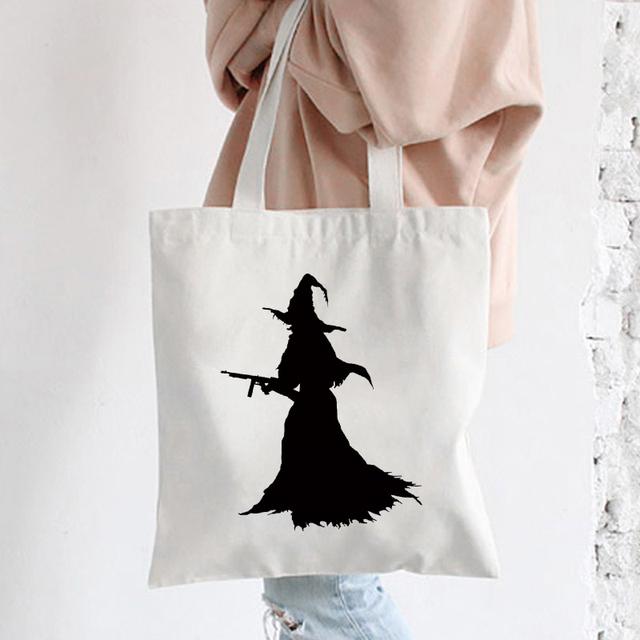 Damska Torba na Ramię Graficzna Torebka Tote na Zakupy Stylowe Torby Kobiety Płótno Casualowa Torba Shopper Plecak Torby Szkolne Nadruk