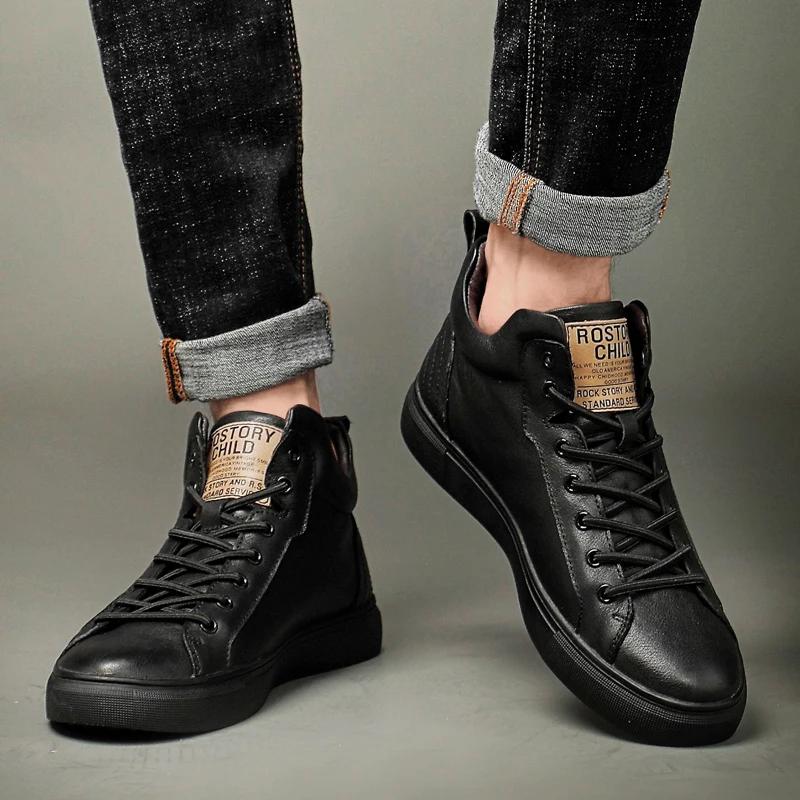 Nouvelles chaussures de sport rehaussantes, décontractées, à la mode, respirantes, à semelle souple, confortables, antidérapantes, bottes pour hommes