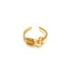 Anello da donna alla moda in 1 pezzo Anello da donna Anello in metallo Anello lucido Anello in metallo Regalo per le vacanze