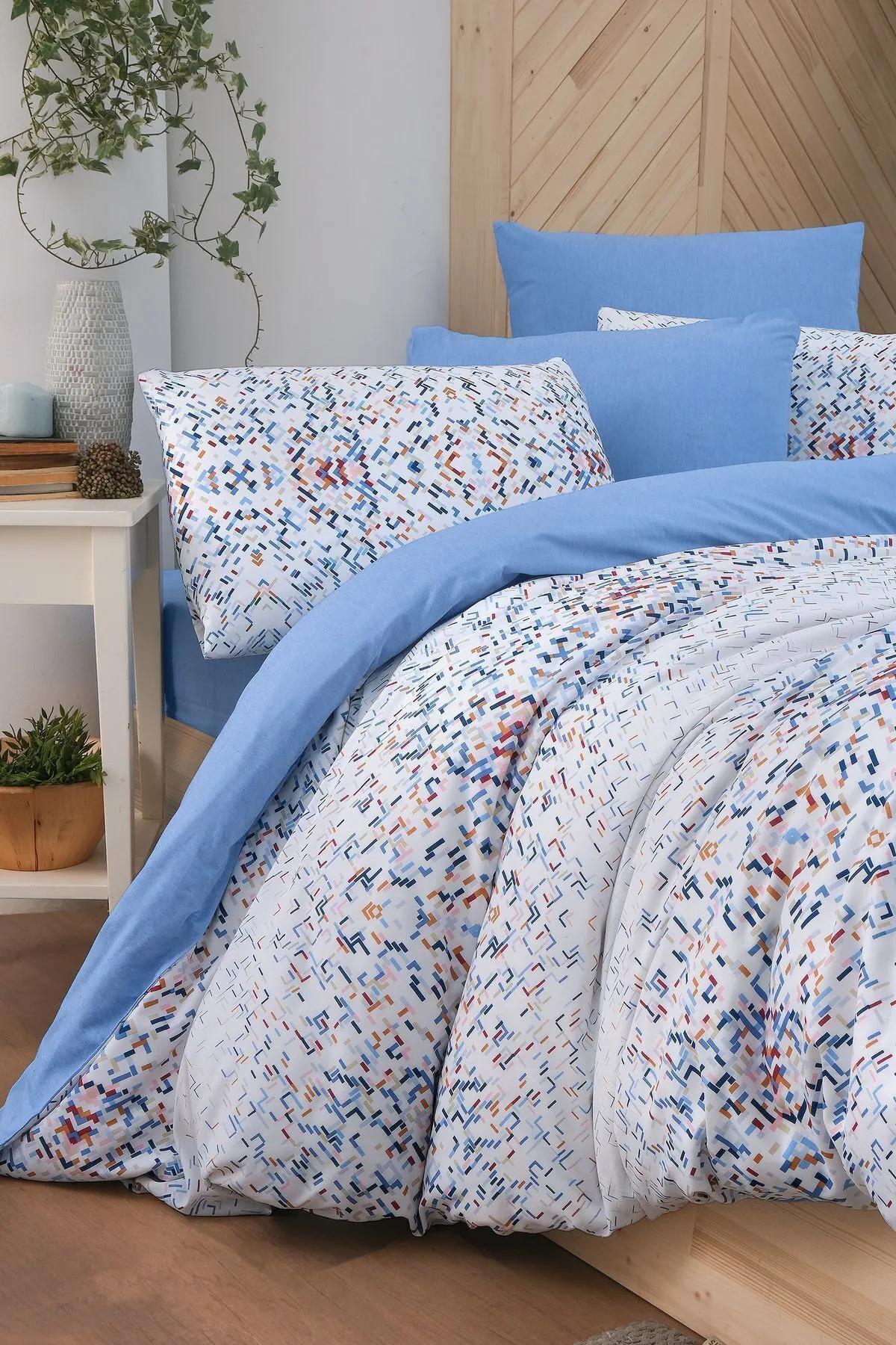 

Single Duvet Cover Set with Fitted Sheet Bluem