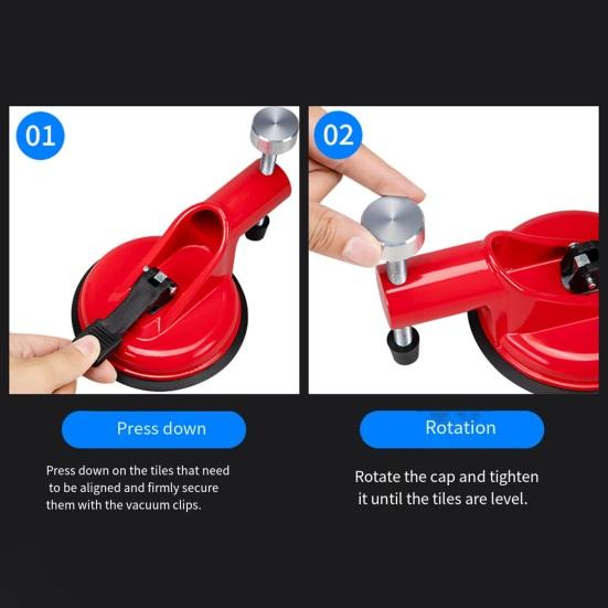 Nastavitelný výškově nastavitelný profesionální nástroj pro vyrovnání spár pracovních desek Žula Mramor Křemenové desky Kamenné pracovní desky Napínák Vyrovnávač Pevné přísavky