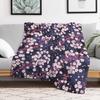 Star Sakura Galaxy pattern Throw Blanket Stylish Couch Blanket for Home Living Room
