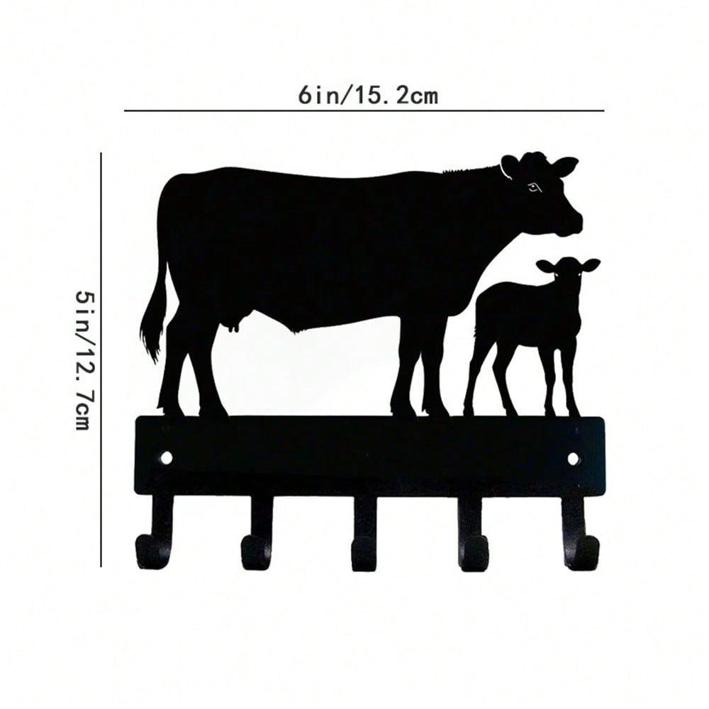 Black Metal Wall Hook Home Decor Rustproof Festival Wall Art Living Room Bedroom