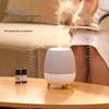 Silk Brocade Aromatherapy Humidifier with Remote Control - Desktop Essential Oil Diffuser for Bedroom.
