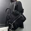 Ladies Mesh Splicing Backpack Multi-Zipper Pocket Personalized Handbag
