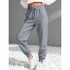 Womens Solid Color Autumn Sweatpants  Woman All-Match Drawstring Pant Y2K Colorful Jogging Pants