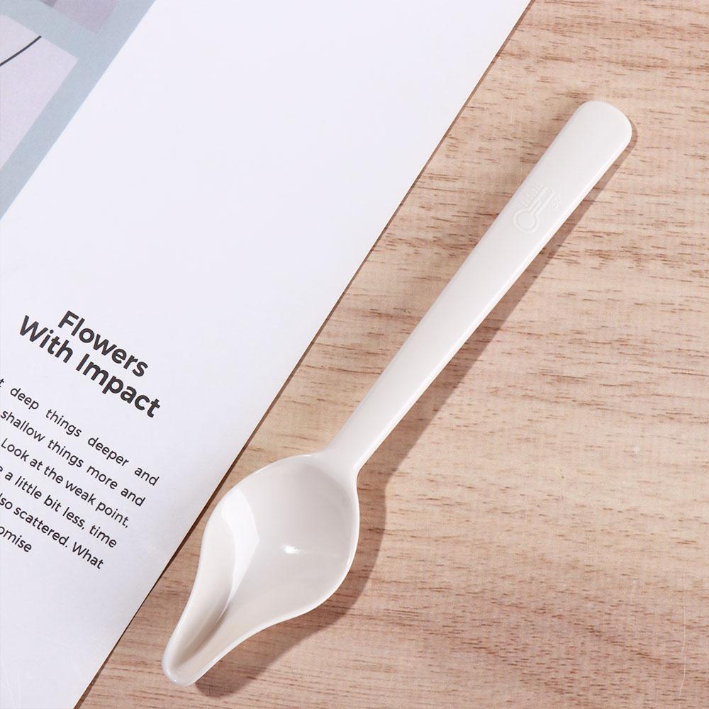 Long Handle Bird Feeding Spoon Heat-resisting Bird Food Water Spoon Chicks Spoon  for Feeding