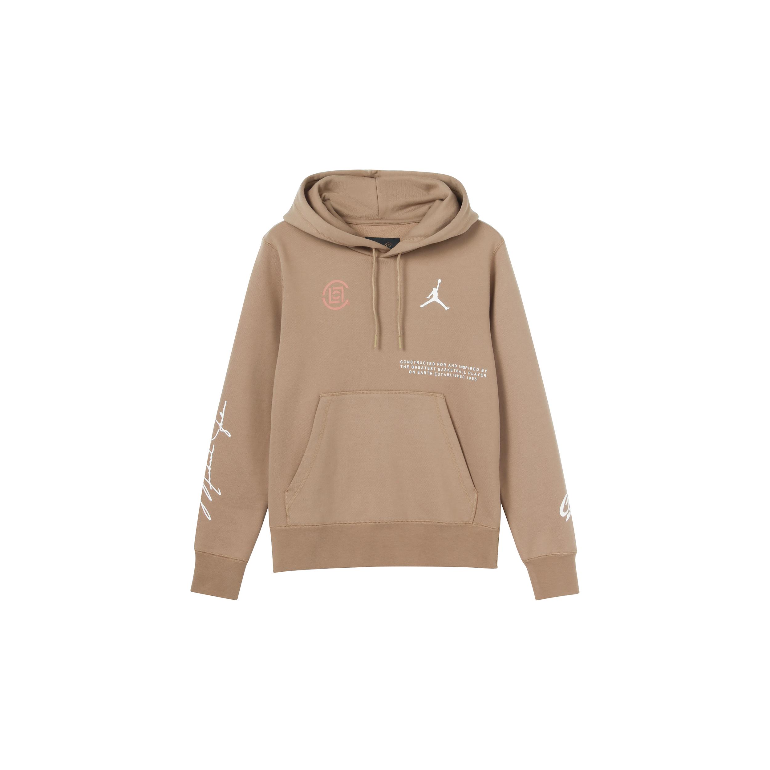 Jordan X CLOT Sweatshirts Men s Canteen Brown Hooded Moderate Other AR8396-213 S