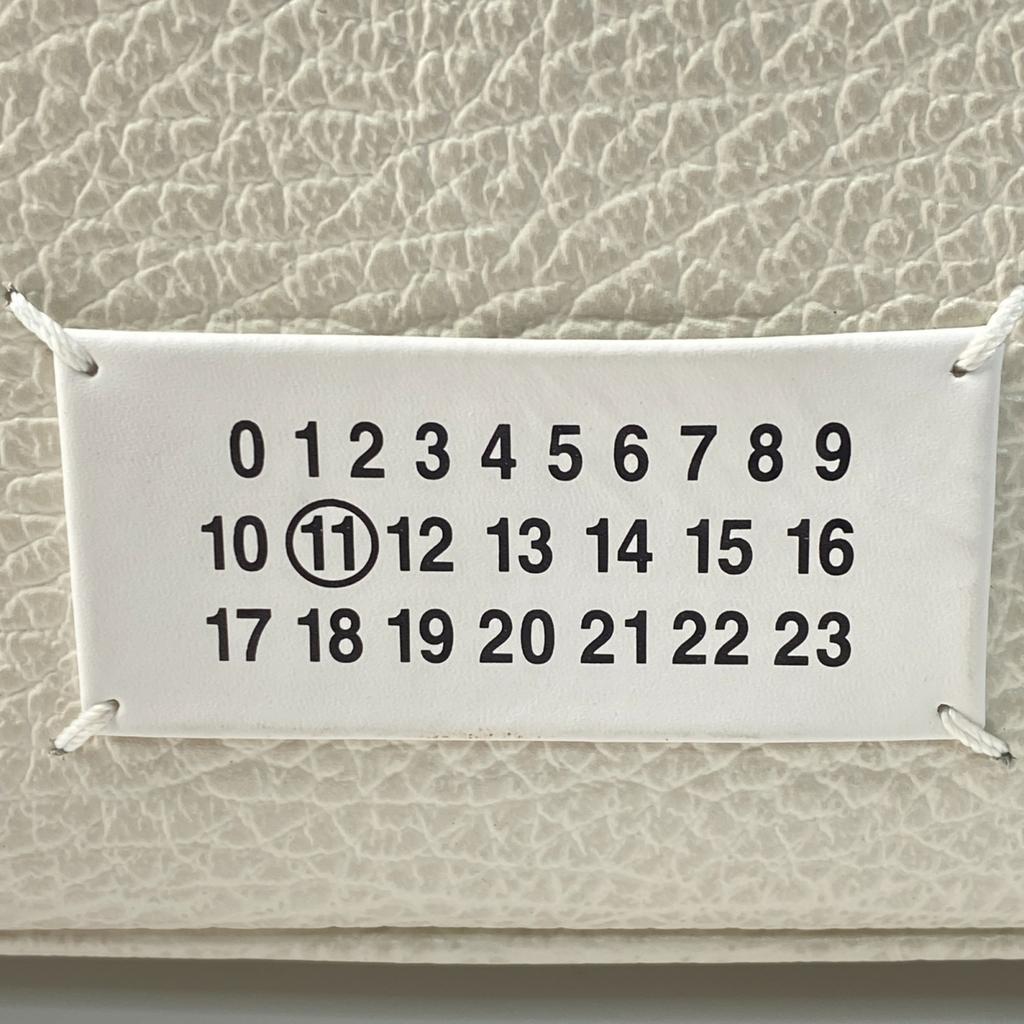 Used Maison MargielaShoulder Bag Ivory Leather Women