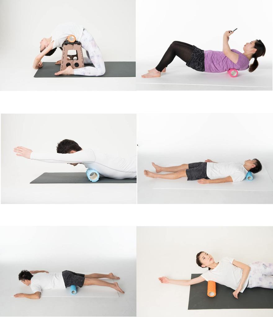 Villa Body Foam Roller, Hard Type, Diameter 12cm x 32cm (Blue)