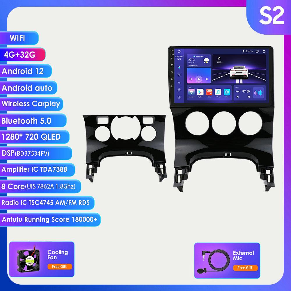 2din Android Autoradio for Peugeot 3008 AT MT 2009 - 2015 Bilradio Multimedia Videospiller GPS Navi Hovedenhet Carplay Auto 4G DSP Intelligent Skjerm