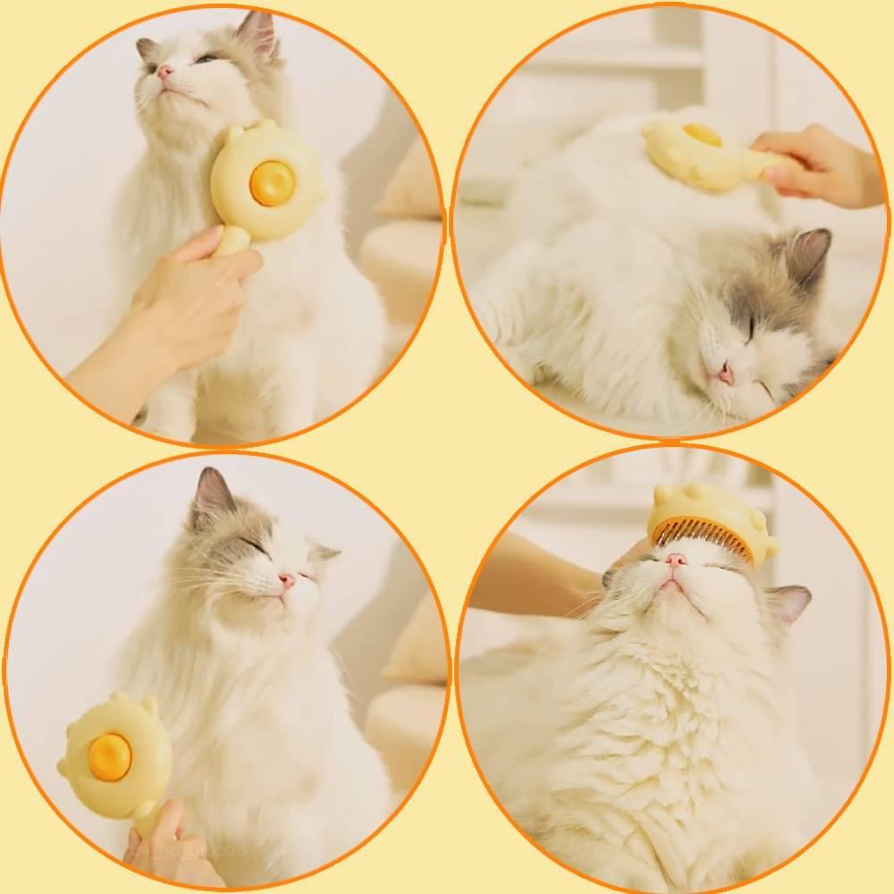 Peine para Gato Mascota Cepillo Específico para Gato Peine de Agujas para Perro Gato Eliminador de Pelo Peine para Pelo Suavizante para Gato y Eliminación de Pelo Flotante Artículos de Lana