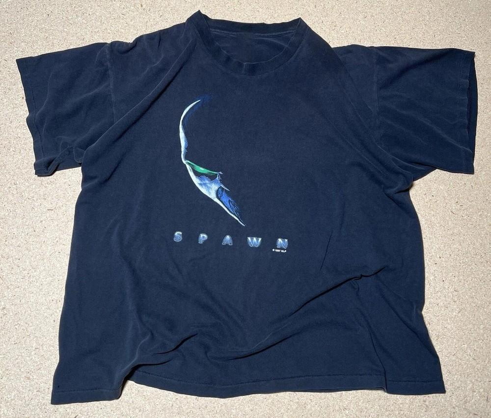 

Spawn 1997 Movie Promo T Shirt Size S-5XL Graphic Front Hit Reprint Unisex T-Shirt S