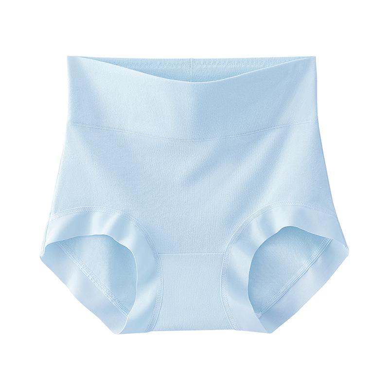 Fashion Summer High Waist Lifting Arm Underwear Comfortable Breathable Soft Skin Friendly Women's Pure Cotton Triangle Panties